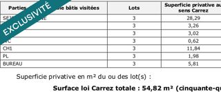  Appartement � vendre 3 pi�ces 55 m�