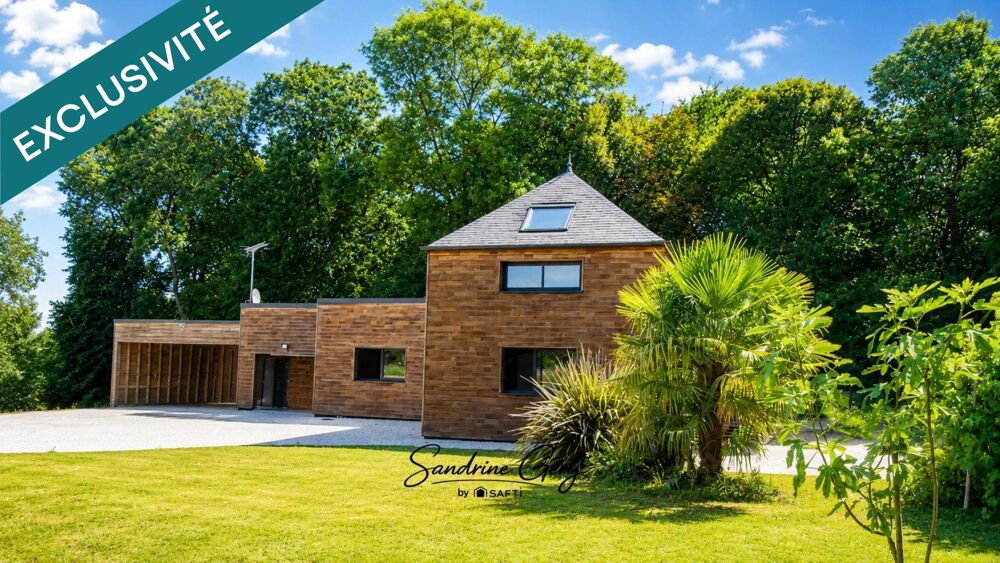Villa en bois semi plain-pied au calme écologique proche de Chateaubriant