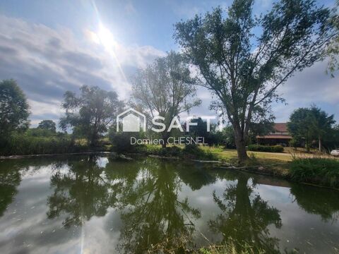   Maison de caract�re 239m� avec �tang et presqu'�le sur 1,3 ha arbor� Maison - 5 pi�ce(s) - 239 m�