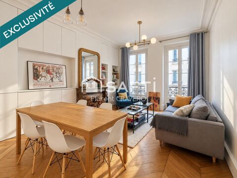   Paris 11e – Oberkampf / Haut-Marais – 2 pièces de 43 m² rénové avec goût Appartement - 2 pièce(s) - 43 m²