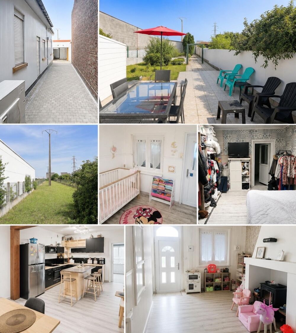 Maison de plain pied 2 chambres jardin clos