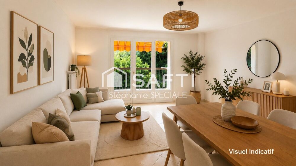 Vente Appartement Cagnes-sur-Mer / Appartement 3 pièces / 4ème et dernier étage Cagnes-sur-mer