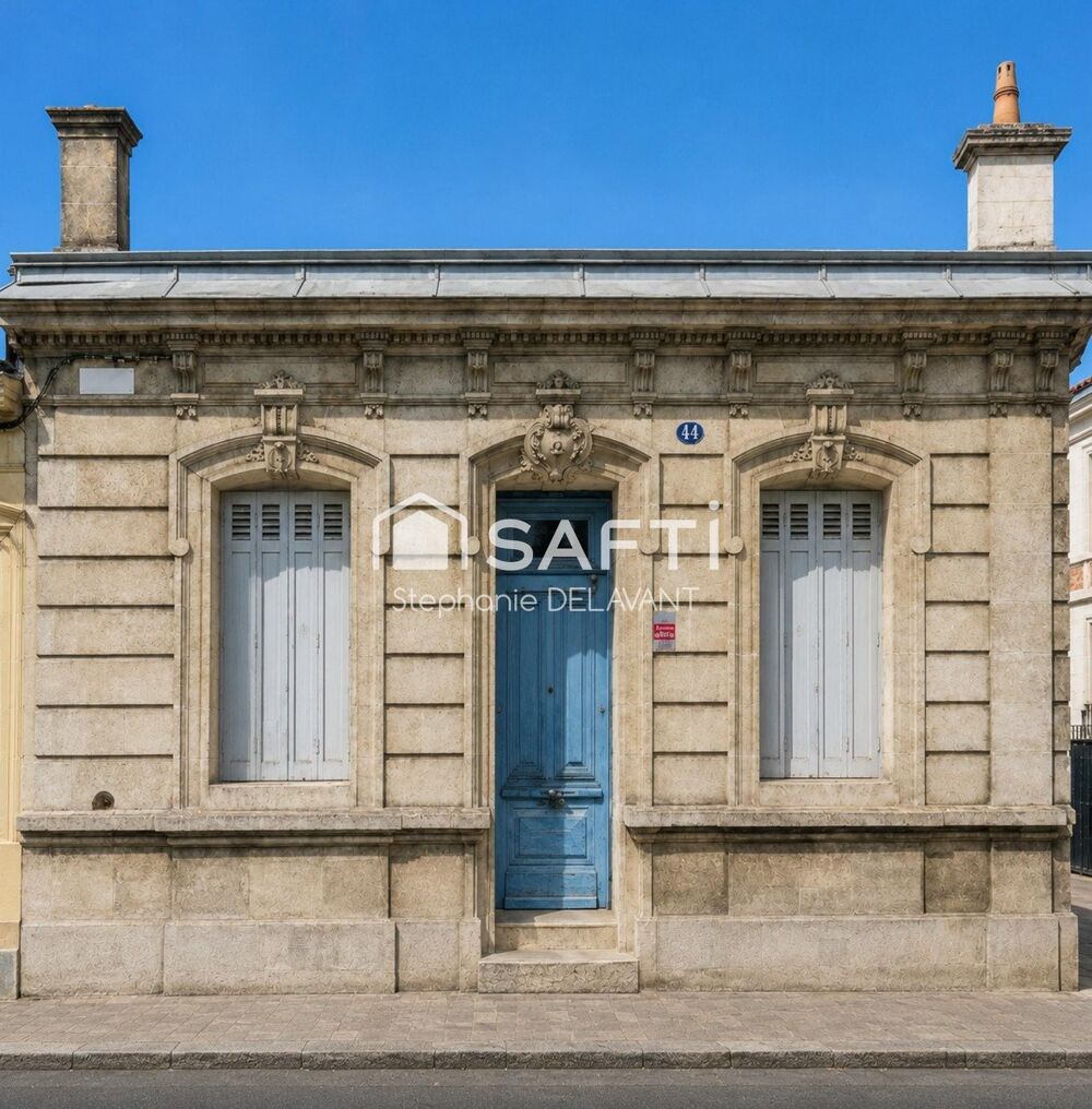 Vente Maison Bordeaux Barrière de Pessac – Maison avec jardin, garage et fort potentiel ! Bordeaux