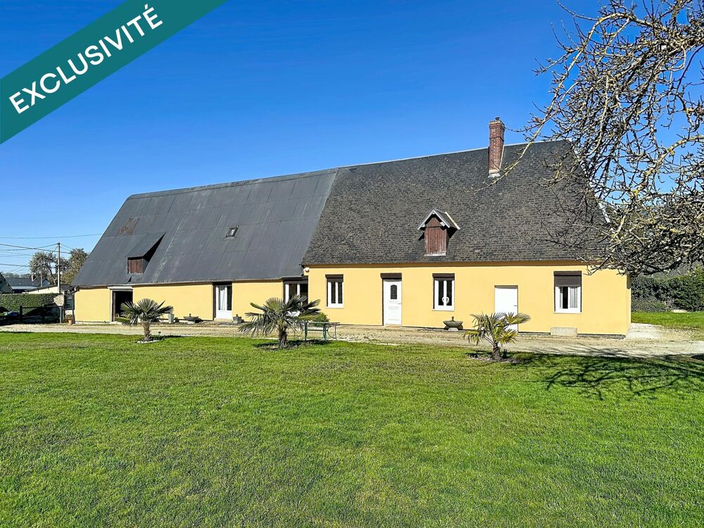Maison avec de beaux volumes ,dépendances ,terrain de 4000m2 proche le Neubourg .