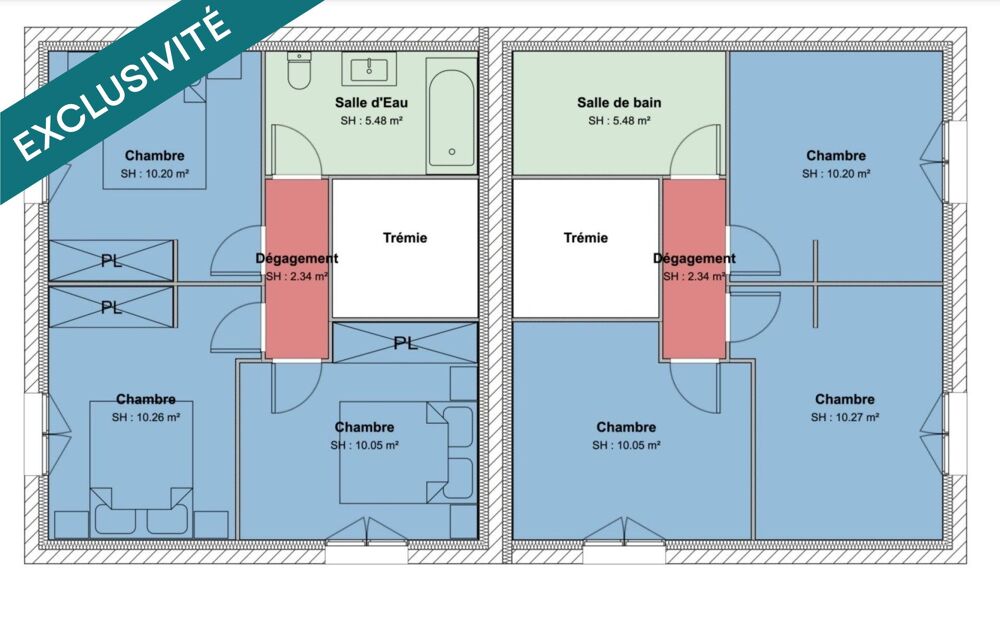 Vente Terrain Terrain constructible 466m² Montalieu-vercieu