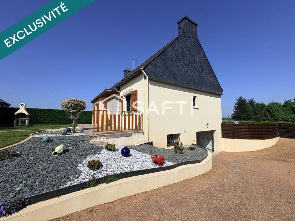 MAGNIFIQUE MAISON NEO BRETONNE SUR SOUS SOL DE 123 M2 SUR TERRAIN DE 3450 M2 A SAINT THURIAU