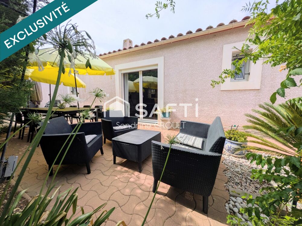 EN EXCLUSIVITÉ- VILLA PLAIN PIED 3 CHAMBRES et GARAGE, SANS VIS à VIS