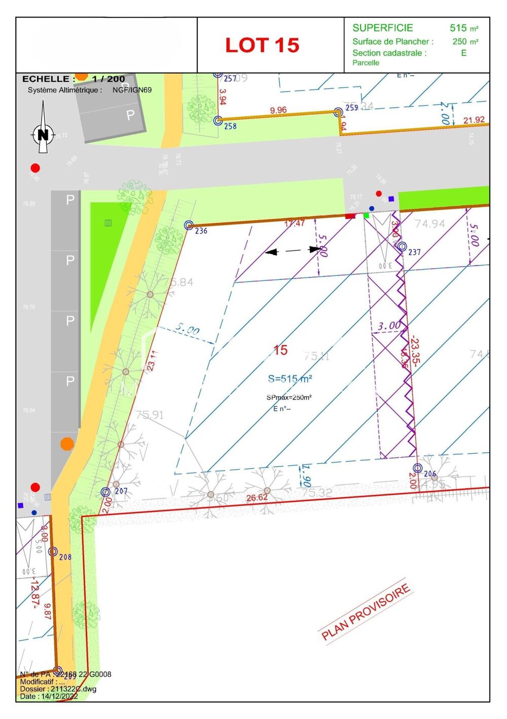 Vente Terrain Proche plage de Trestraou Perros-guirec