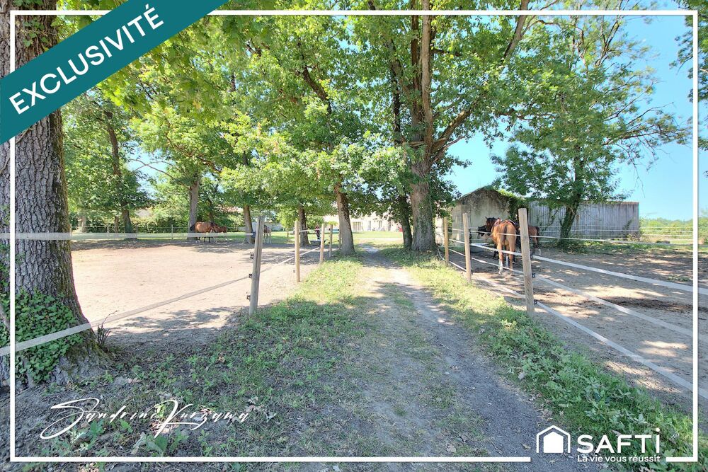 Vente Maison Domaine équestre: habitation en pierre et centre équestre Saint-girons-d'aiguevives