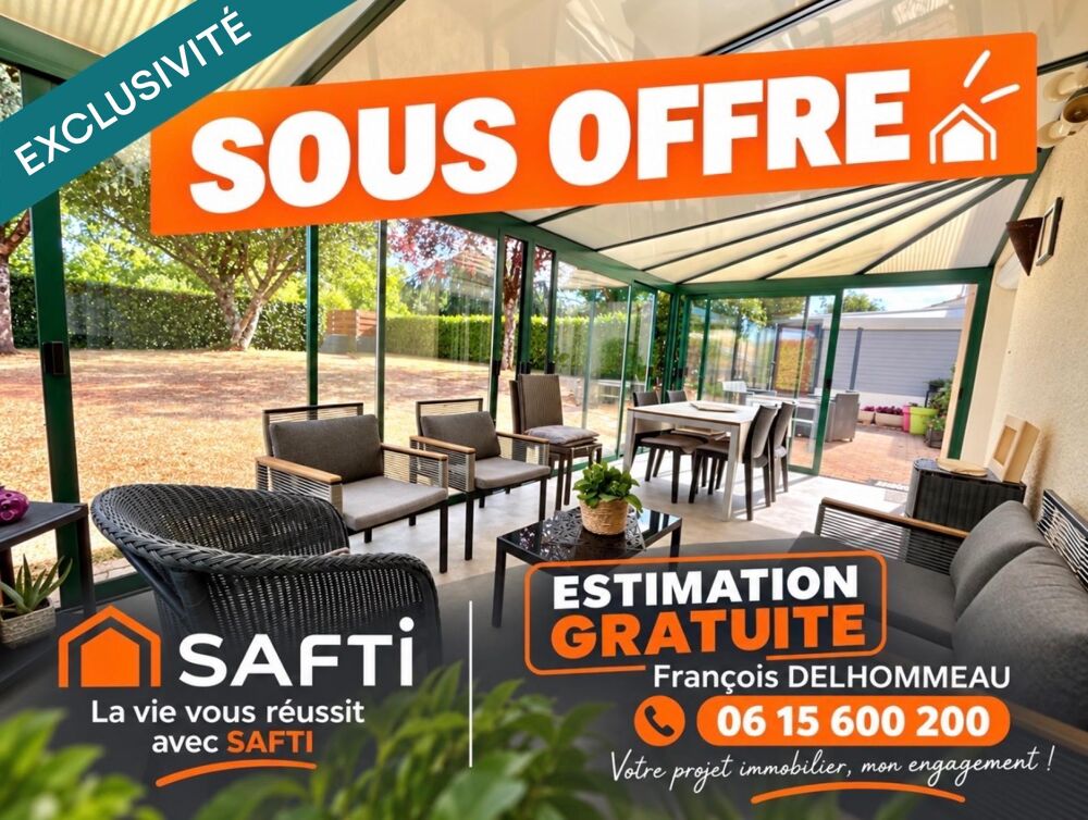 Maison familiale de 95 m², 3 chambres et un bureau sur un terrain de 950 m²