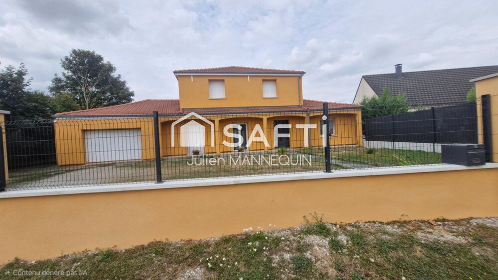 Vente Maison maison plein pied avec 4 chambres , garage , piscine, poêle a granule ballon thermodynamique et clim Saint-quentin