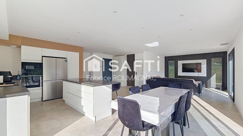 A Lespignan villa de 110 m² avec garage sur une parcelle de 350 m²