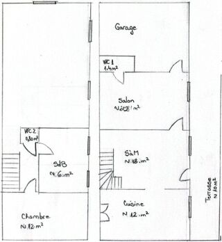  Maison à vendre 3 pièces 77 m²