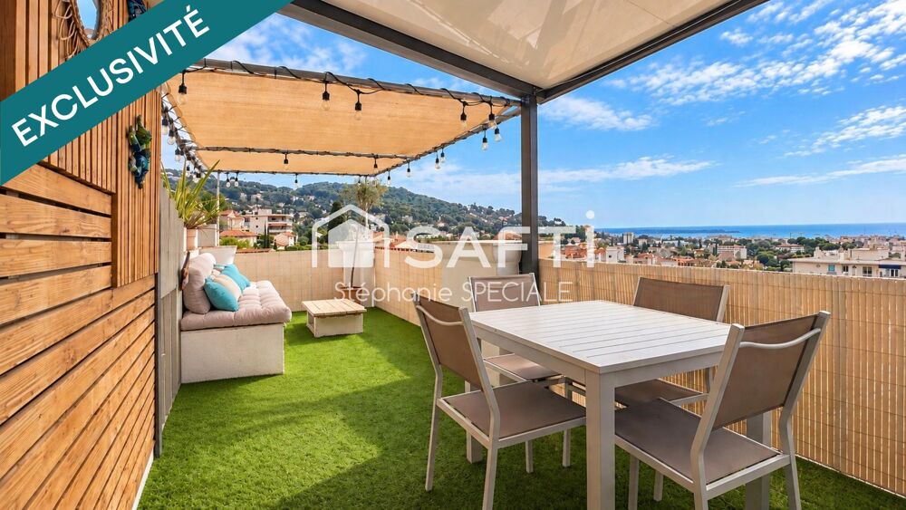 Vente Appartement LE CANNET – VIEUX CANNET | DUPLEX DE CHARME AVEC TERRASSE & VUE PANORAMIQUE Le cannet