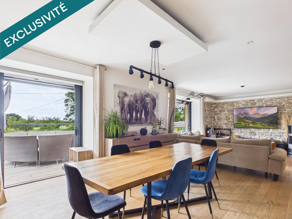 PLOUIGNEAU  Maison familiale entièrement rénovée de 135 m²  4 chambres  Terrain de 1 307 m²