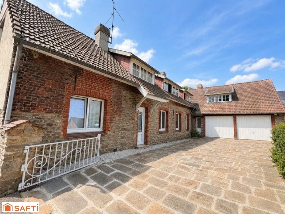 Vente Maison Maison individuelle de caractère en pierre – Saint-Amand-les-Eaux –double garage Saint-amand-les-eaux