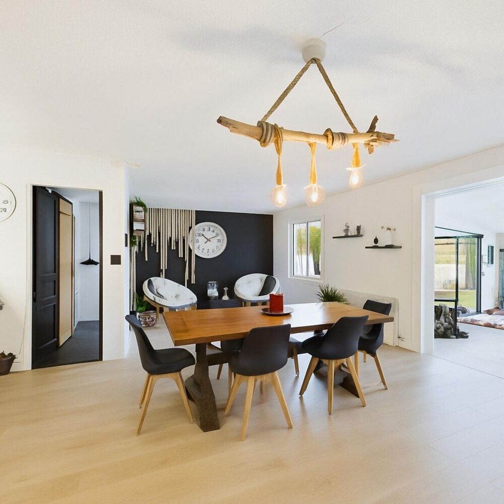 Maison familiale de plain-pied avec piscine, sans vis-à-vis