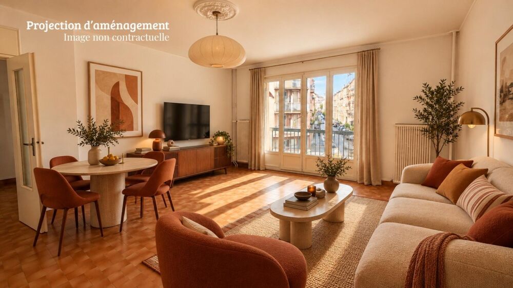 Vente Appartement Marseille 5e – Proche Camas | T3 de 82 m² avec 2 balcons et ascenseur Marseille 5