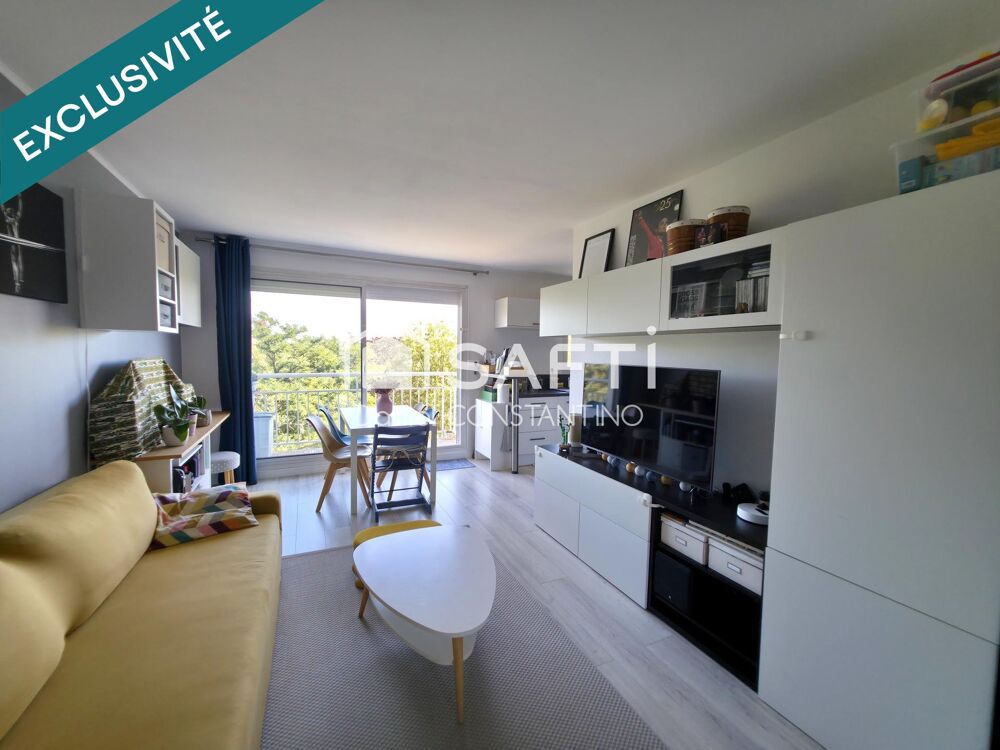 Appartement F3, 2 chambres, 50 m² avec Balcon