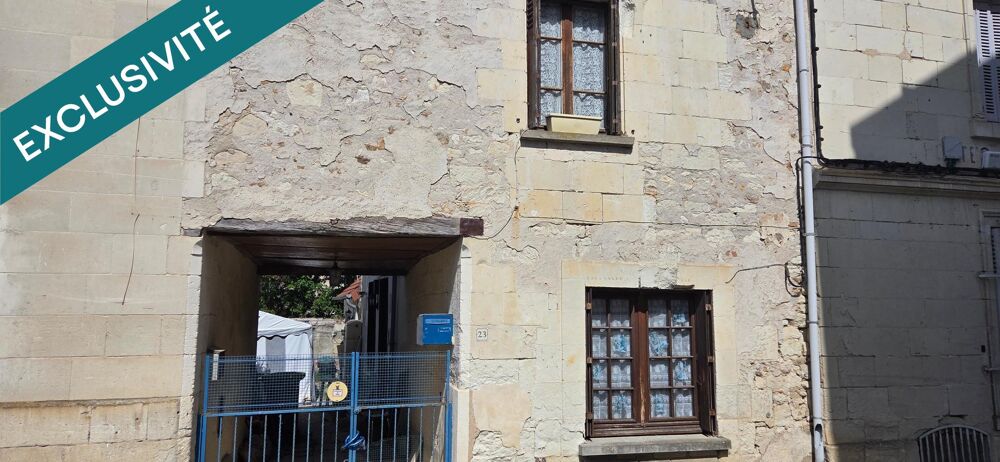 Maison de bourg à rénover terrain