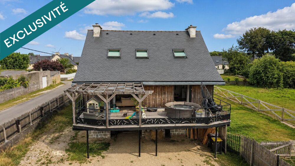 PLOUIGNEAU  Maison familiale entièrement rénovée de 135 m²  4 chambres  Terrain de 1 307 m²