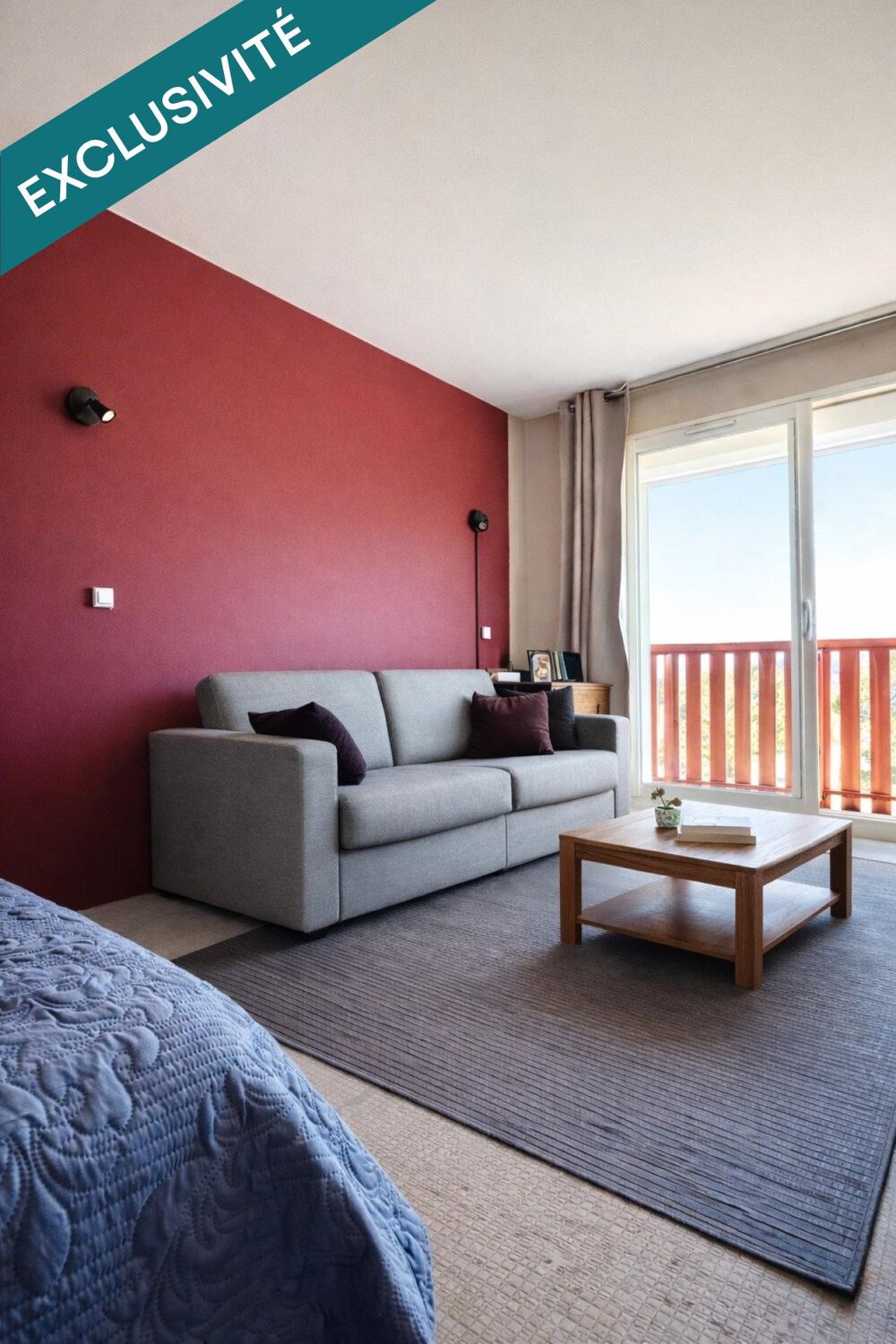 Bel appartement T2 avec vue chalets et montagnes