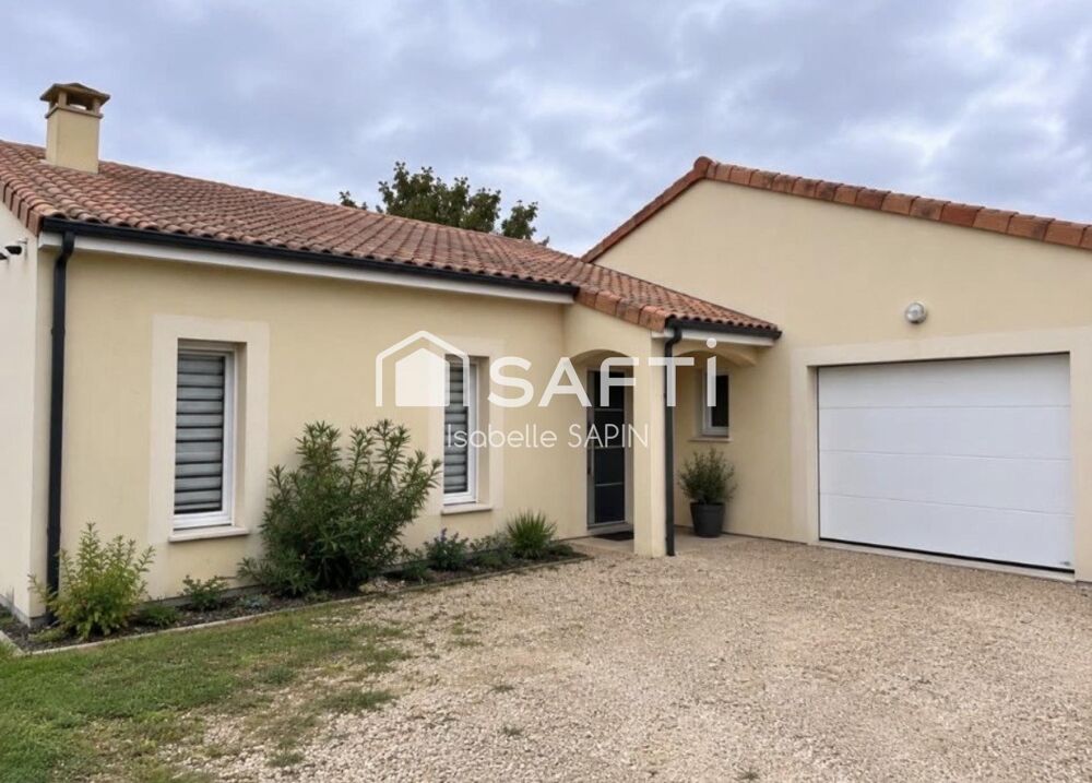 Vente Maison Pavillon PMR 3 chambres dans commune proche Poitiers et Chauvigny Lavoux