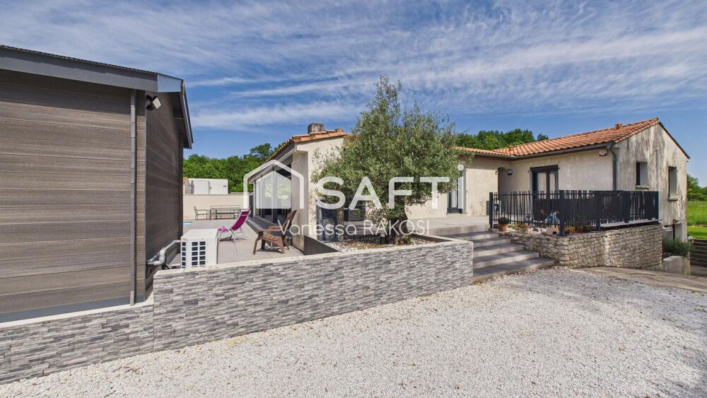MAISON DE 140 M² 3 CHAMBRES PISCINE TERRASSE ET JARDIN