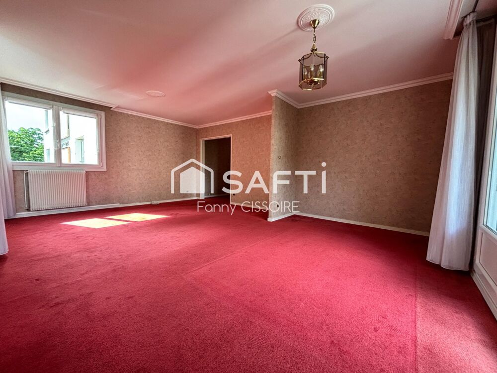 T4 spacieux avec balcon, parking et cave