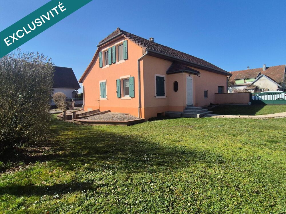 Vente Maison Entre nature, confort et potentiel, découvrez cette chaleureuse maison familiale située au cœur de Guewenheim, un village prisé Guewenheim