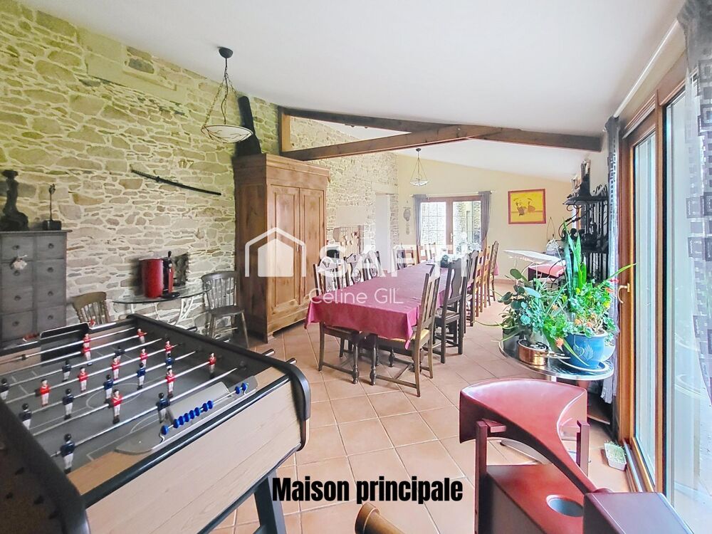 Maison avec gîte et appartement  piscine  proche Josselin