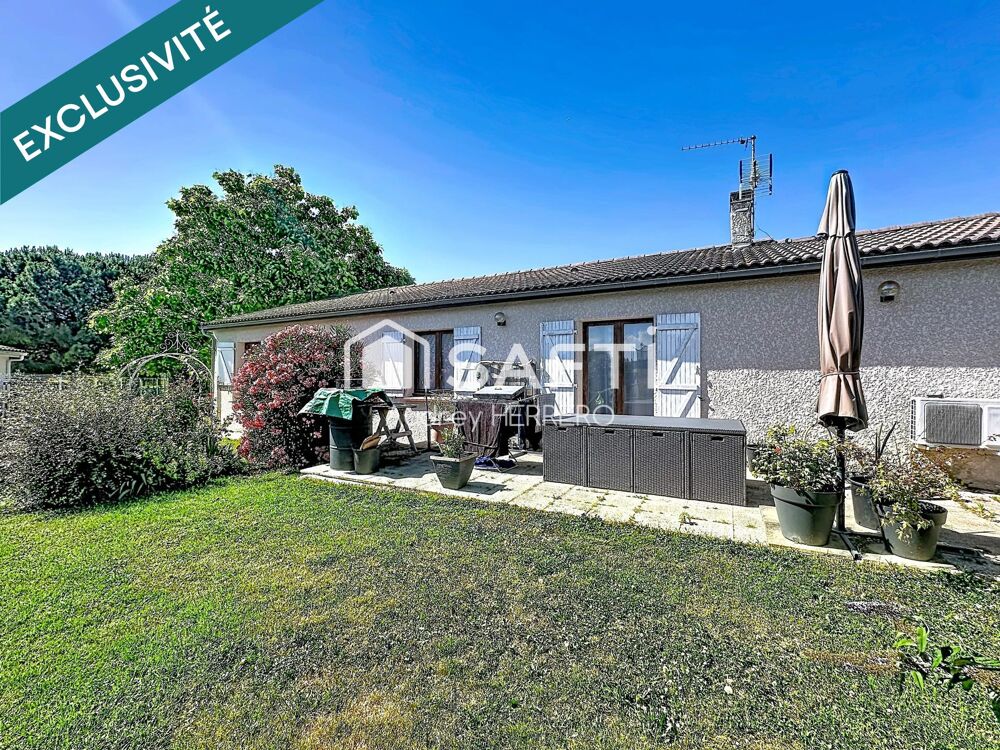 Maison T4 avec garage 600m² de terrain