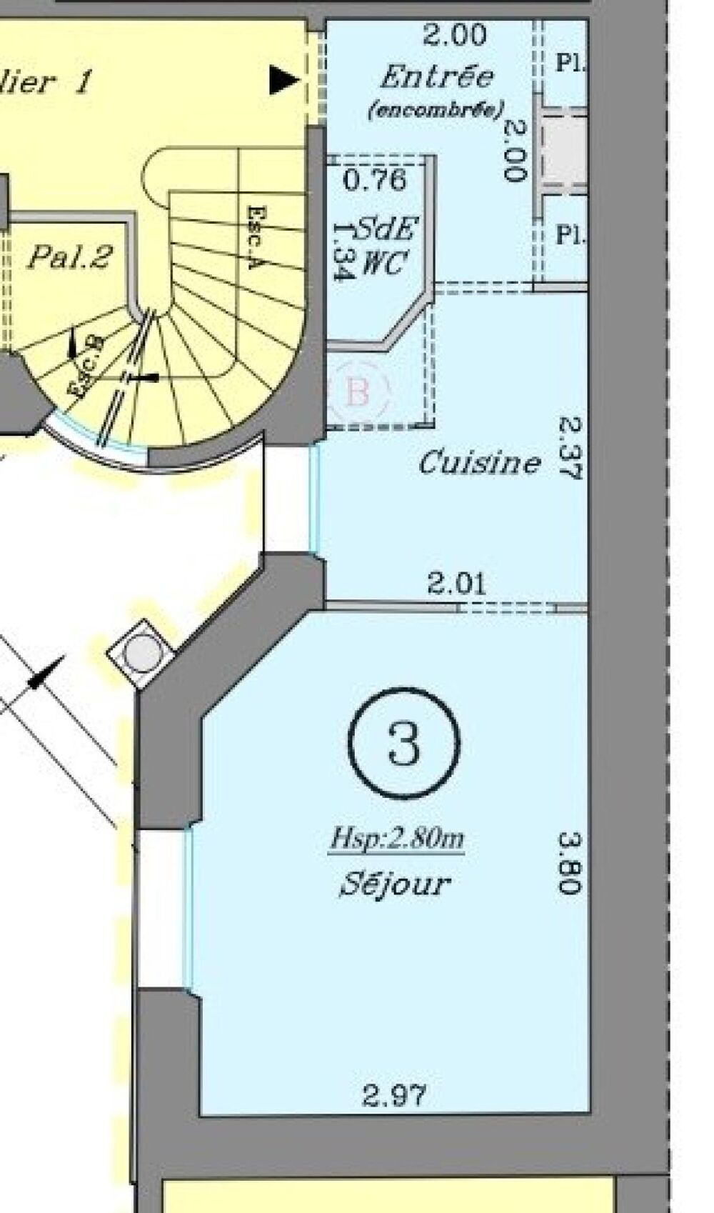 Vente Appartement Studio - 19,12m² - Loué Montrouge