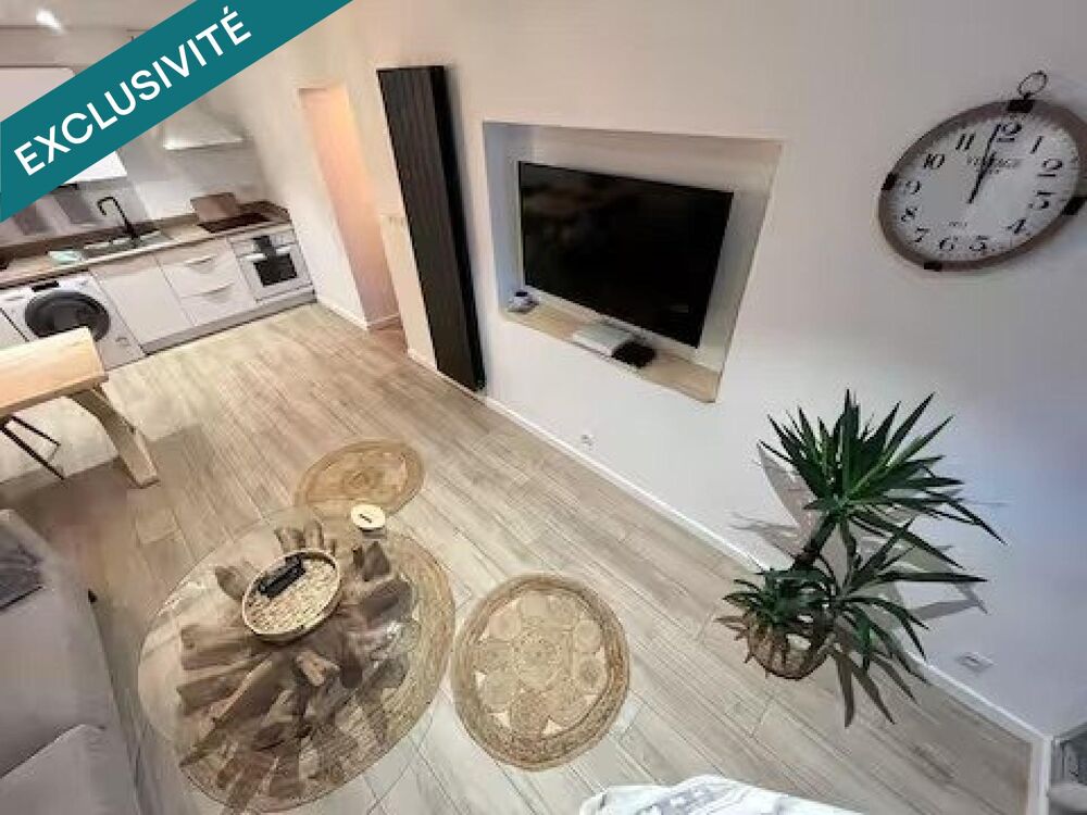 appartement de 43m2 avec deux balcons et une vue dégagée