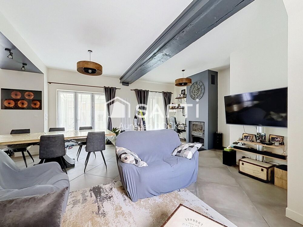 Maison de charme rénovée 154 m², 5 chambres, véranda