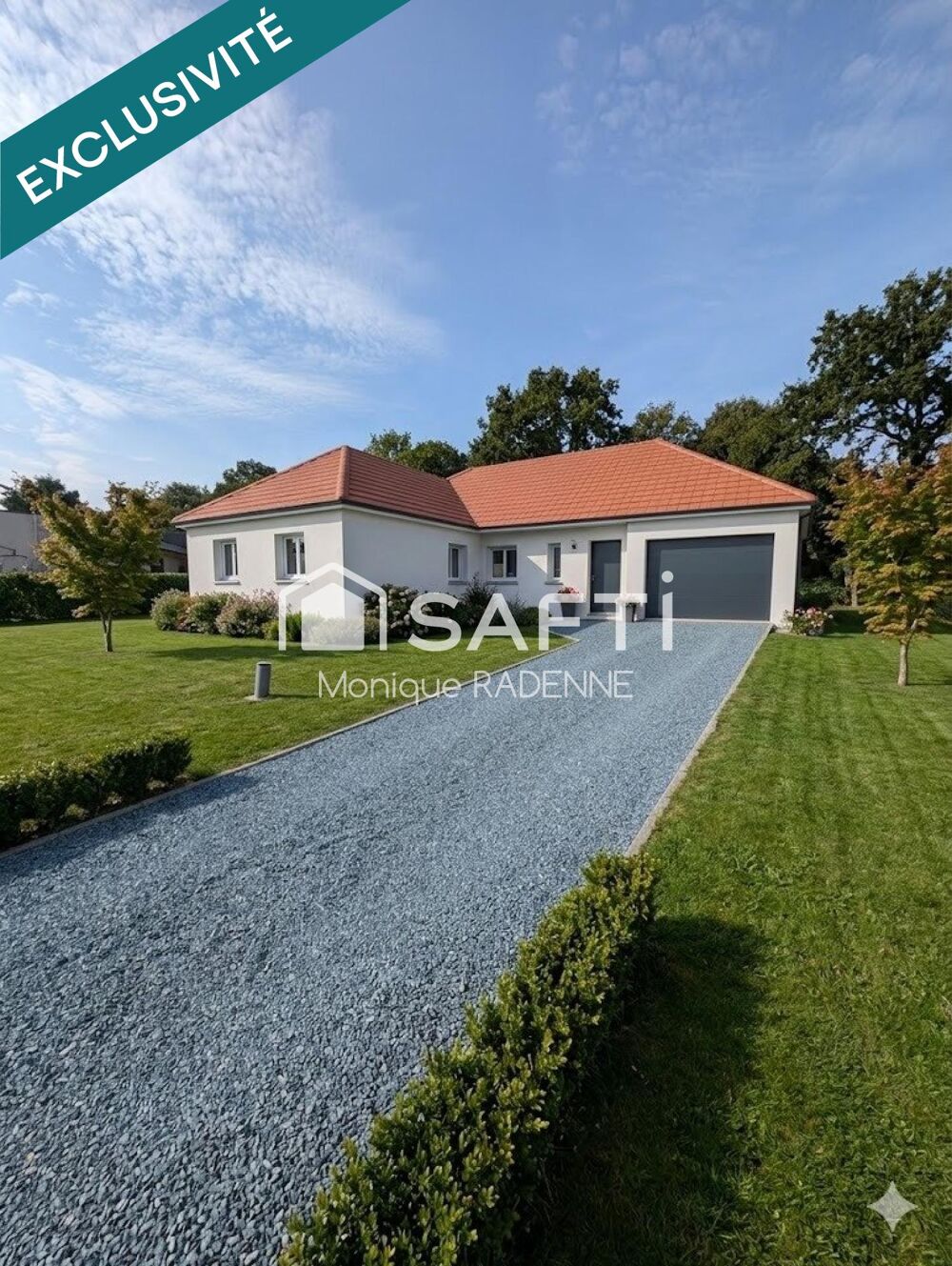 MAISON INDIVIDUELLE DE PLAIN PIED AVEC GARAGE