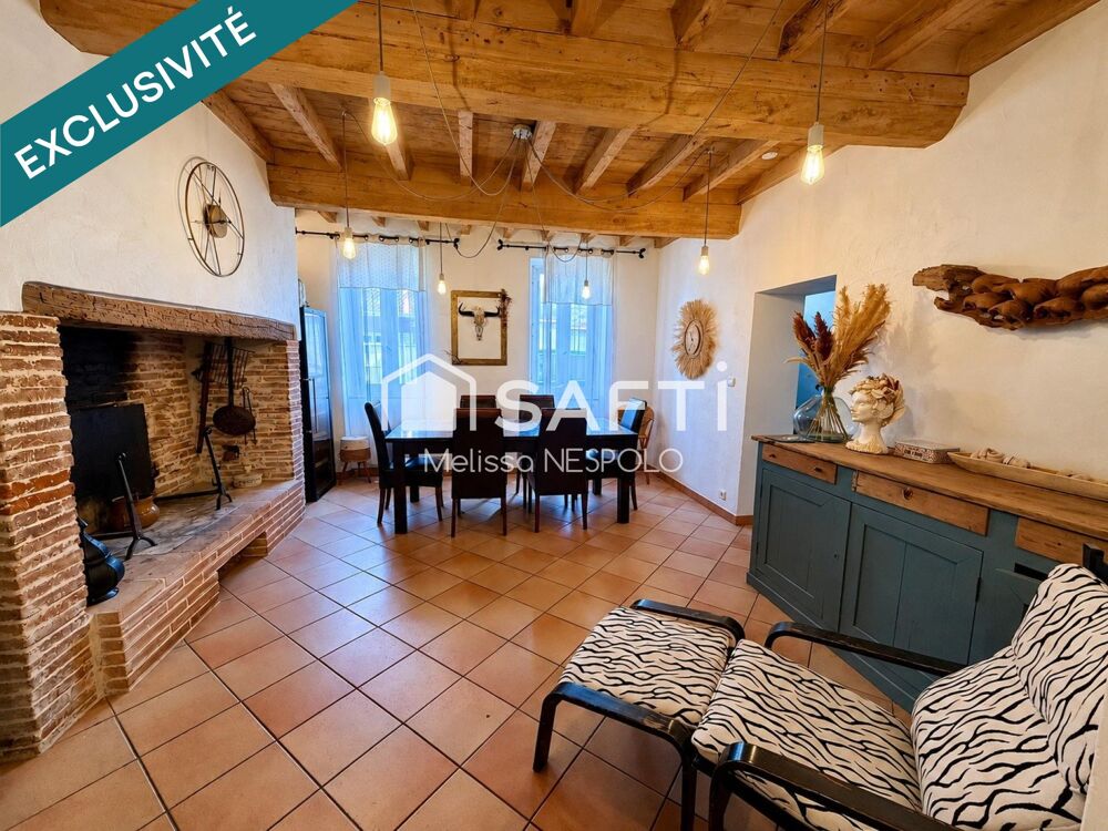 Maison de Maître XVIIIe  234 m² de caractère, jardin  Saint-Paul-sur-Save