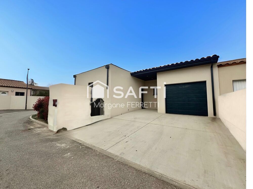 VILLA T4 114 M2 PLAIN PIED AVEC JARDIN 367M2 ET GARAGE
