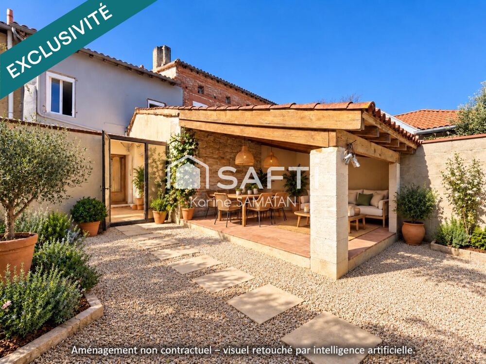 Vente Maison Maison de ville T3 de 129 m2 au coeur de Montastruc-La-Conseillère Montastruc-la-conseillère