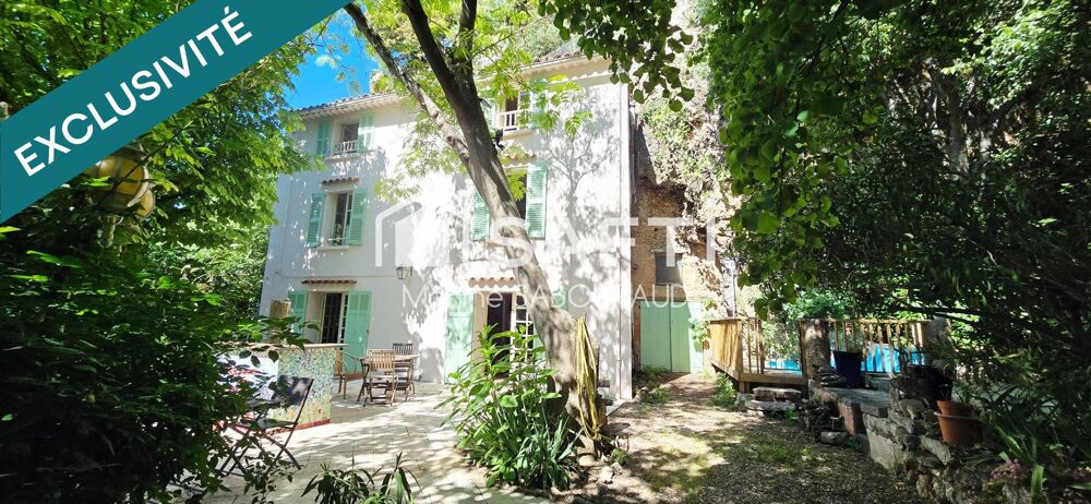 Maison Provençale avec Grotte troglodyte et bassin d'ornement