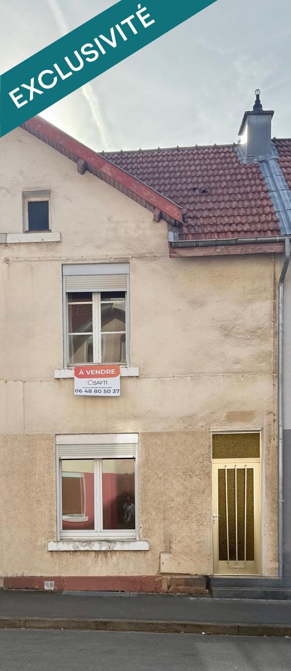 MAISON À RÉNOVER AVEC JARDIN  À HERSERANGE A DEUX MINUTES DE LA FRONTIÈRE LUXEMBOURGEOISE ET BELGE