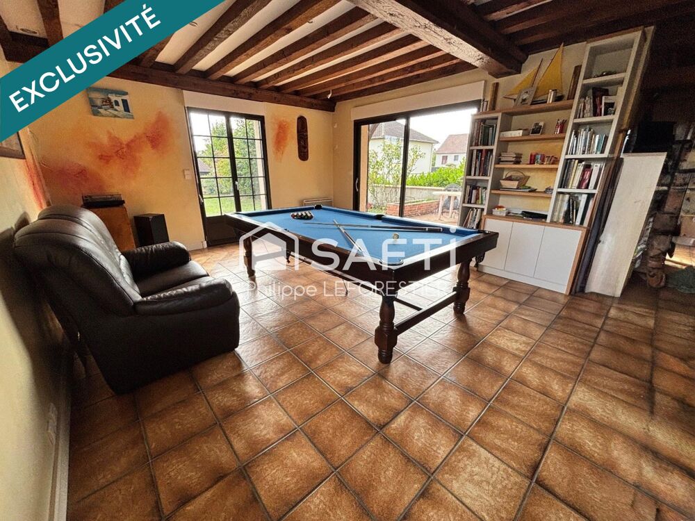 BIEVILLE BEUVILLE. Maison de 130 m² sur sous-sol.
