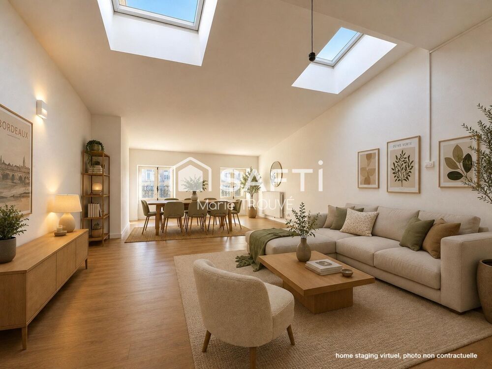 Vente Appartement T3 lumineux dans un immeuble en pierre de taille - Bordeaux Grosse Cloche Bordeaux