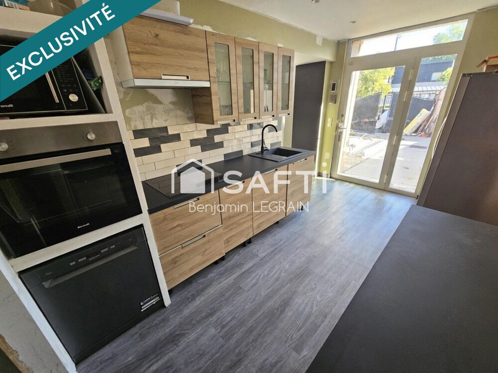 Vente Maison Maison semi-ind de 106 m²/ 176m² 7 p, 4ch, cour terrasse. Maing
