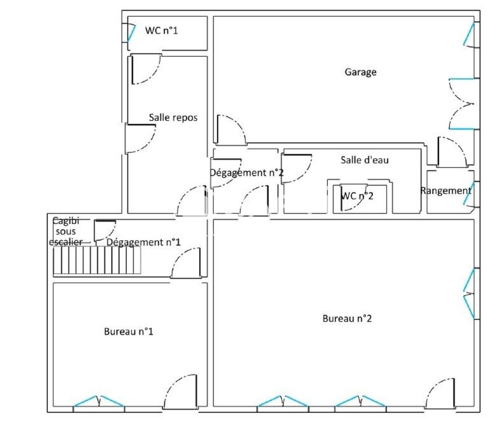   Immeuble de Bureaux La Pallice 130m² Libre La rochelle