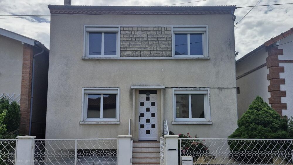 Maison de ville non mitoyenne avec terrain