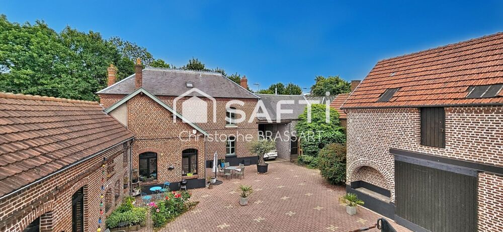 Vente Maison Corps de ferme de caractère – Plus de 211 m² habitables sur plus de 1 700 m² de terrain Monchy-au-bois