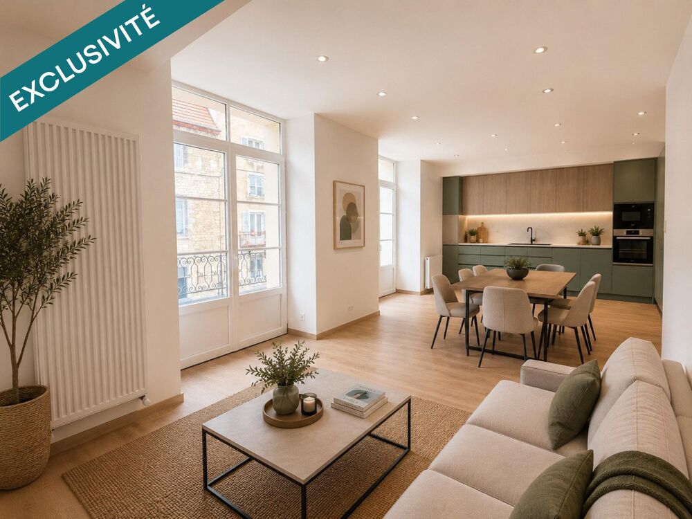 Vente Appartement Exceptionnel à Salins-les-Bains – Appartement avec ascenseur et vaste balcon à deux pas des thermes Salins-les-bains