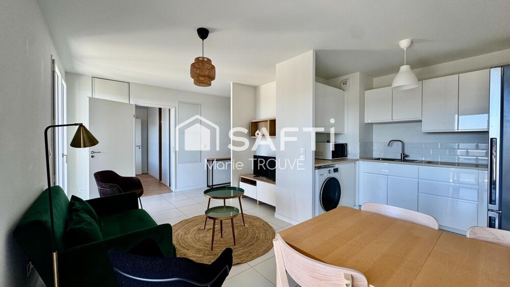 Vente Appartement APPARTEMENT T2 MEUBLÉ AVEC TERRASSE ET PARKING – QUARTIER GARE SAINTJEAN Bordeaux