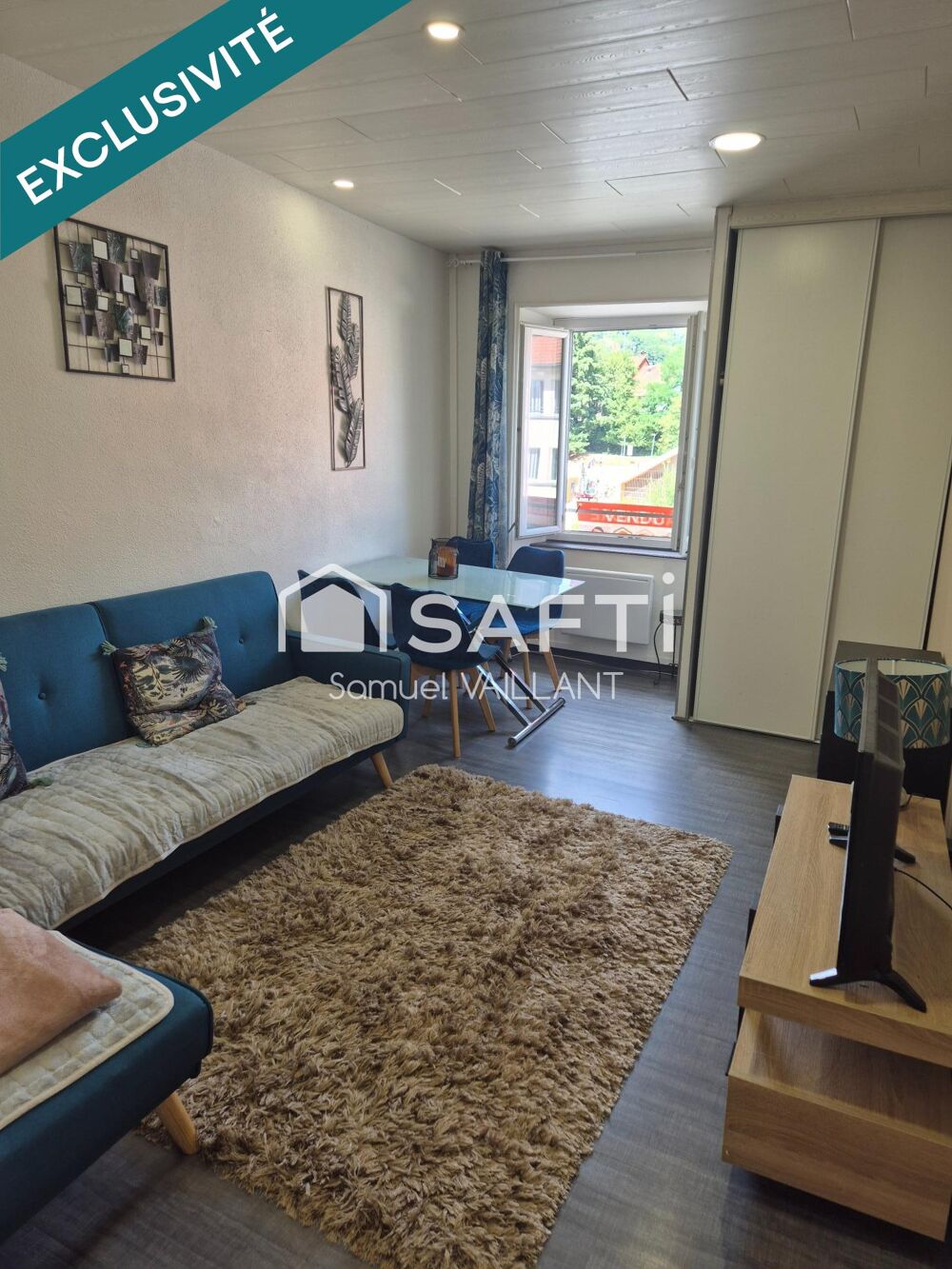 Apparentement, 31m2, T1,chambre, séjour, sdb